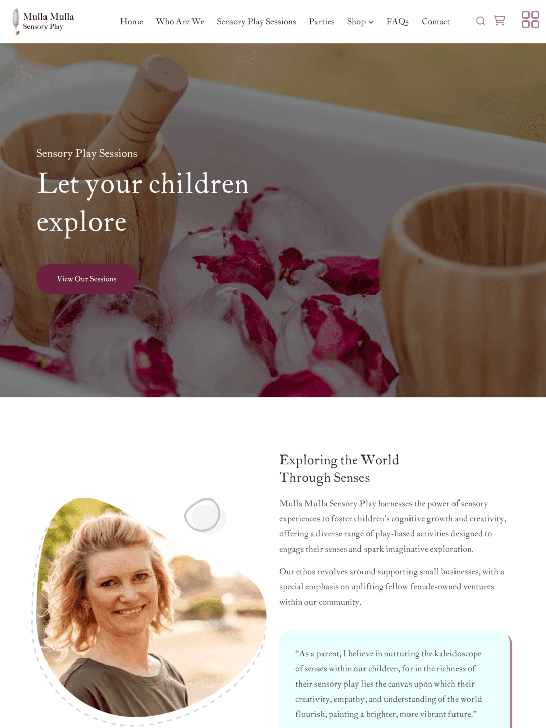 Preview of the Mulla Mulla Sensory Play case study by Sanctus Digital